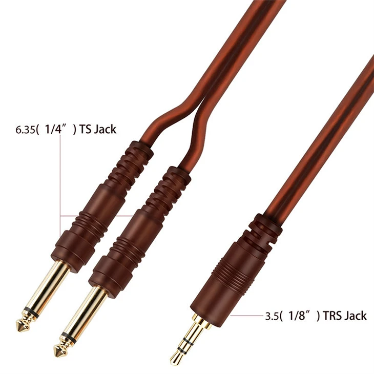 6.35mm To 3.5mm For Amplifier factory